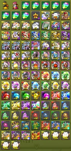 ランチタイム1メニュー目報酬_パズドラ