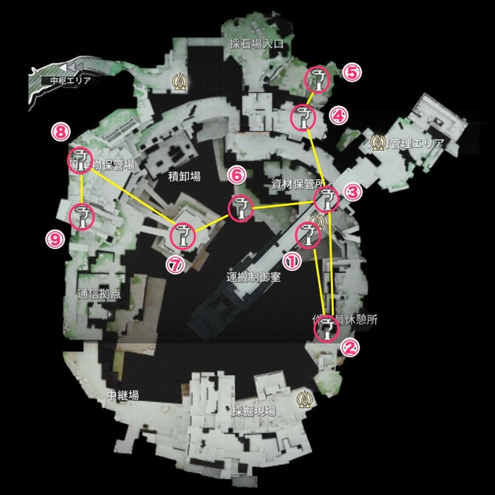エンドフィールド_アブリー_ジップライン_マップ-2