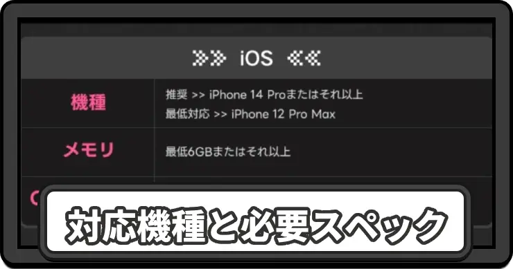 必要容量と推奨スペック