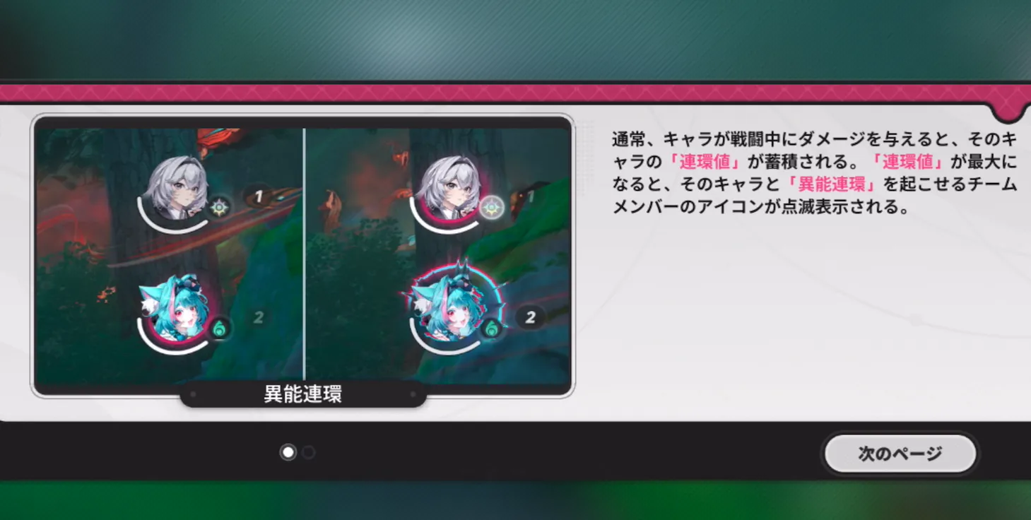 ゲージを蓄積してキャラ交代で効果発動