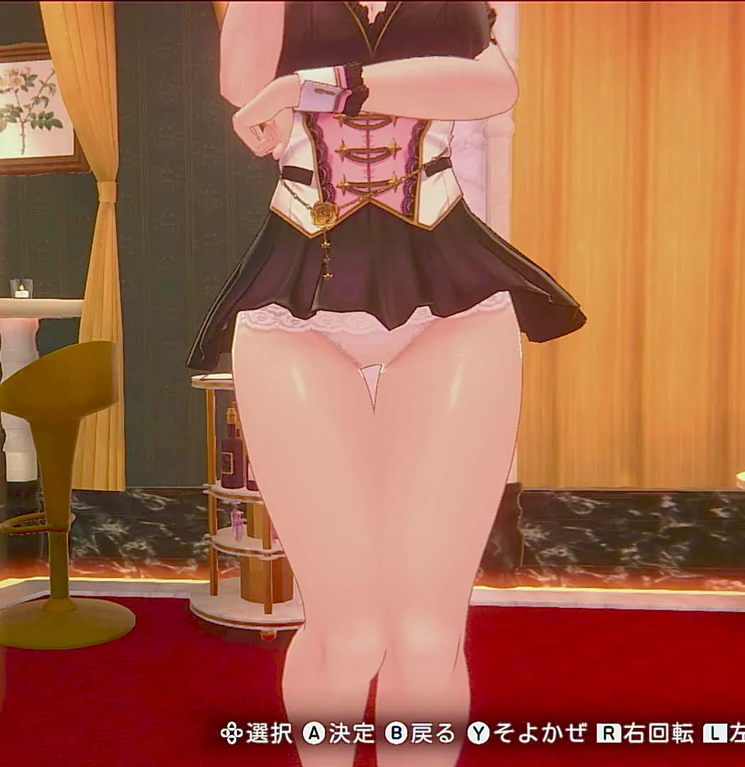 黒音の花柄刺繍①