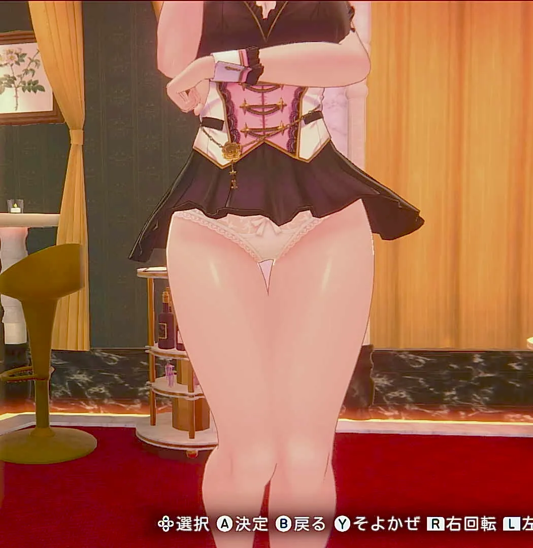 黒音の肌透けレース②