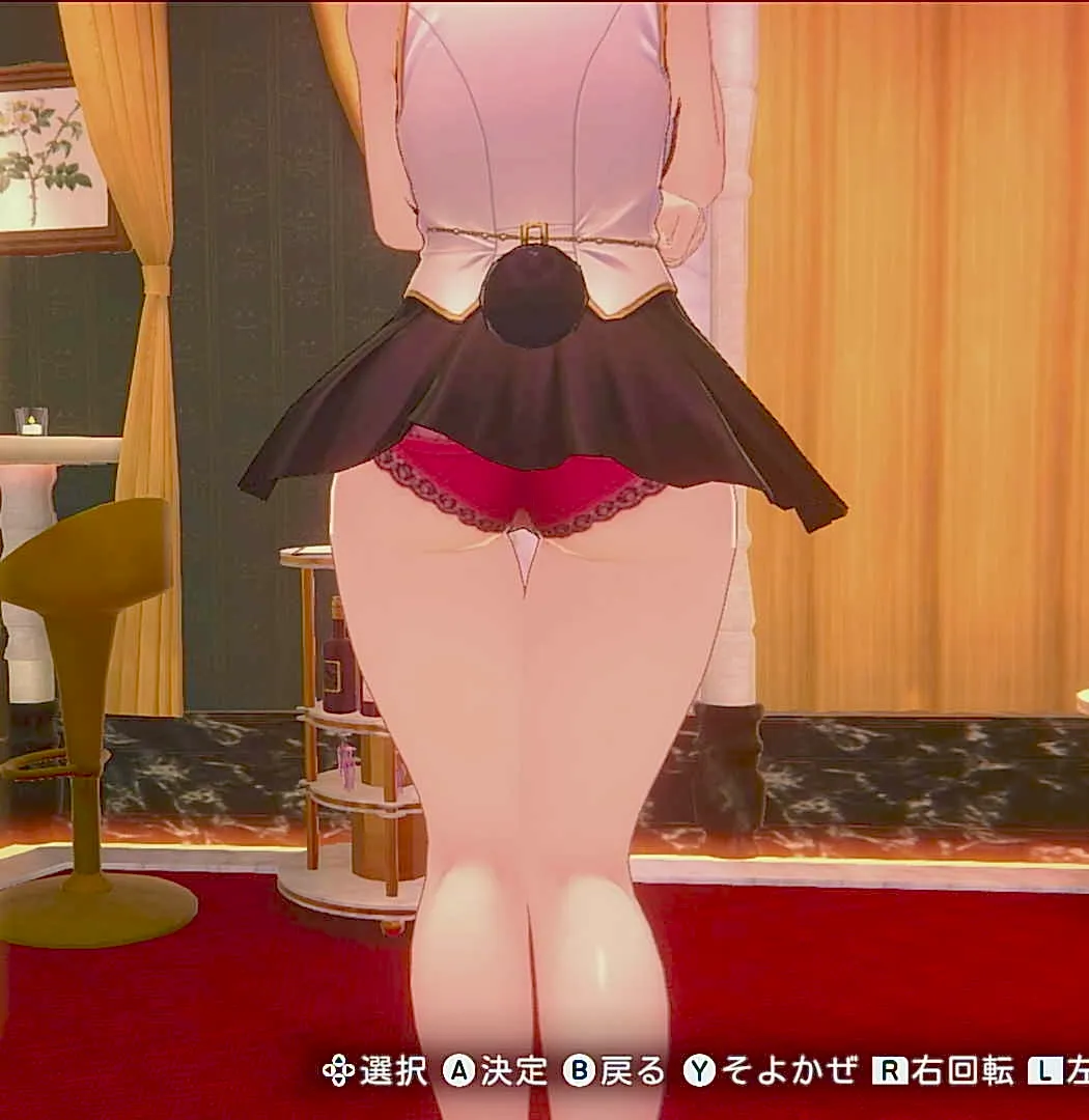 黒音の肌透けレース④