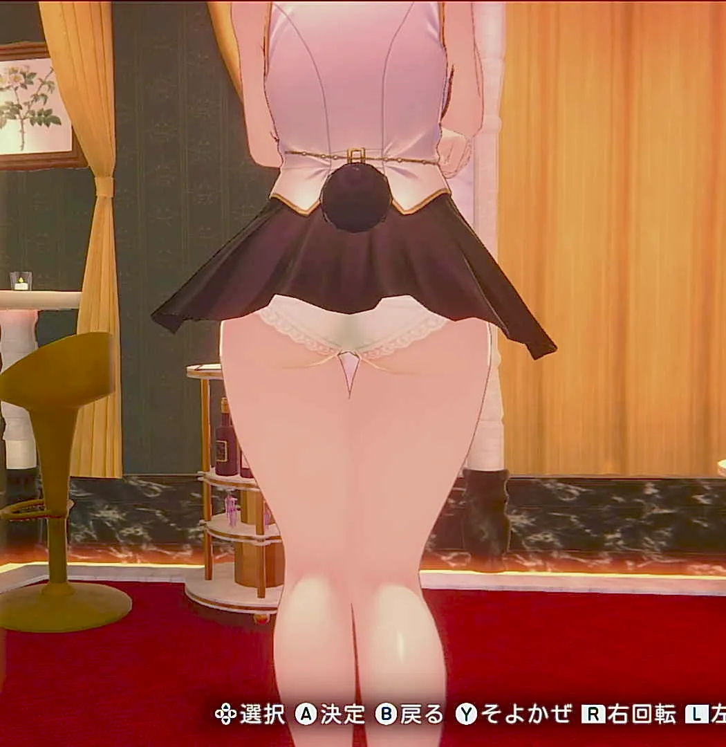 黒音の肌透けレース②