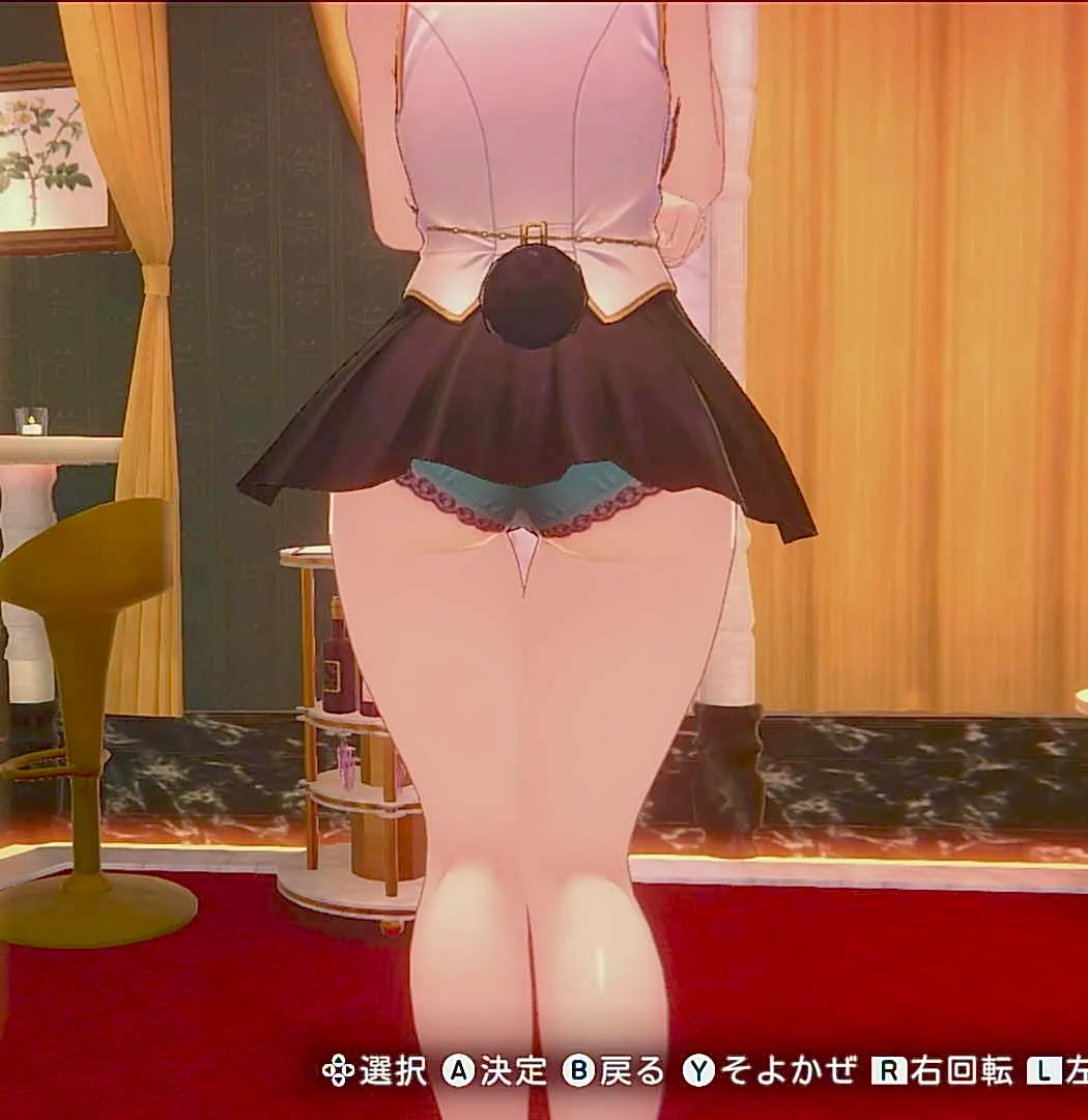 黒音の肌透けレース⑤