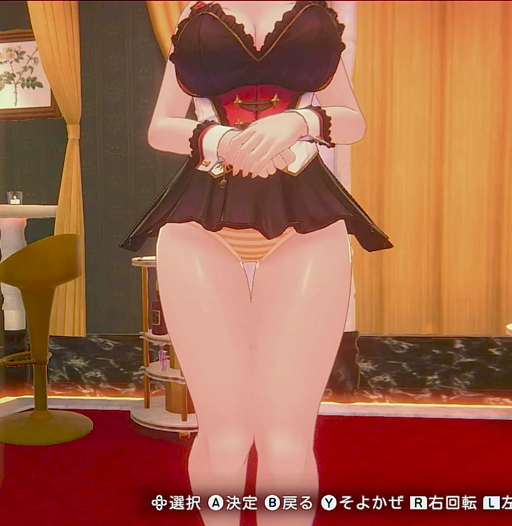 花奈の縞パン②