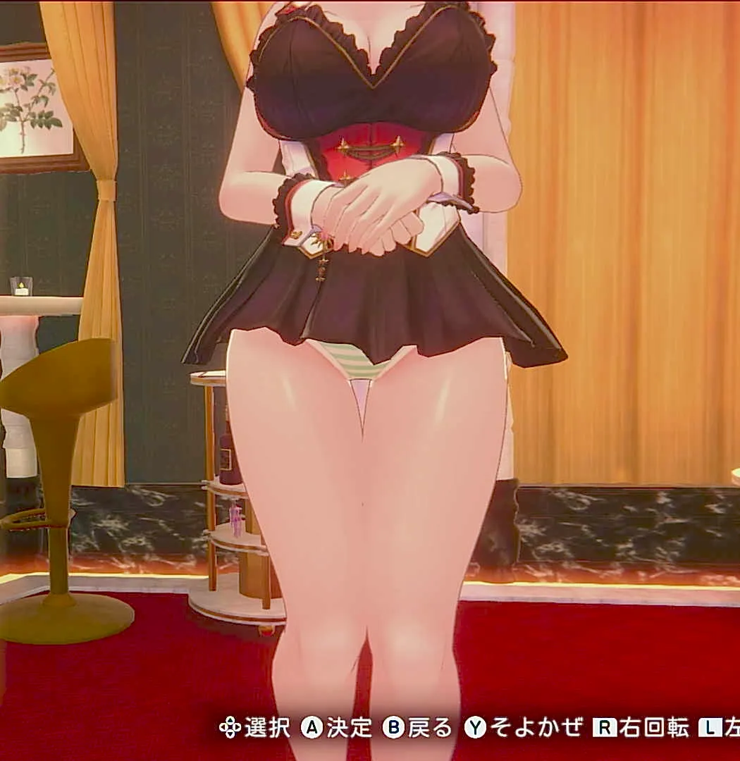 花奈の縞パン③