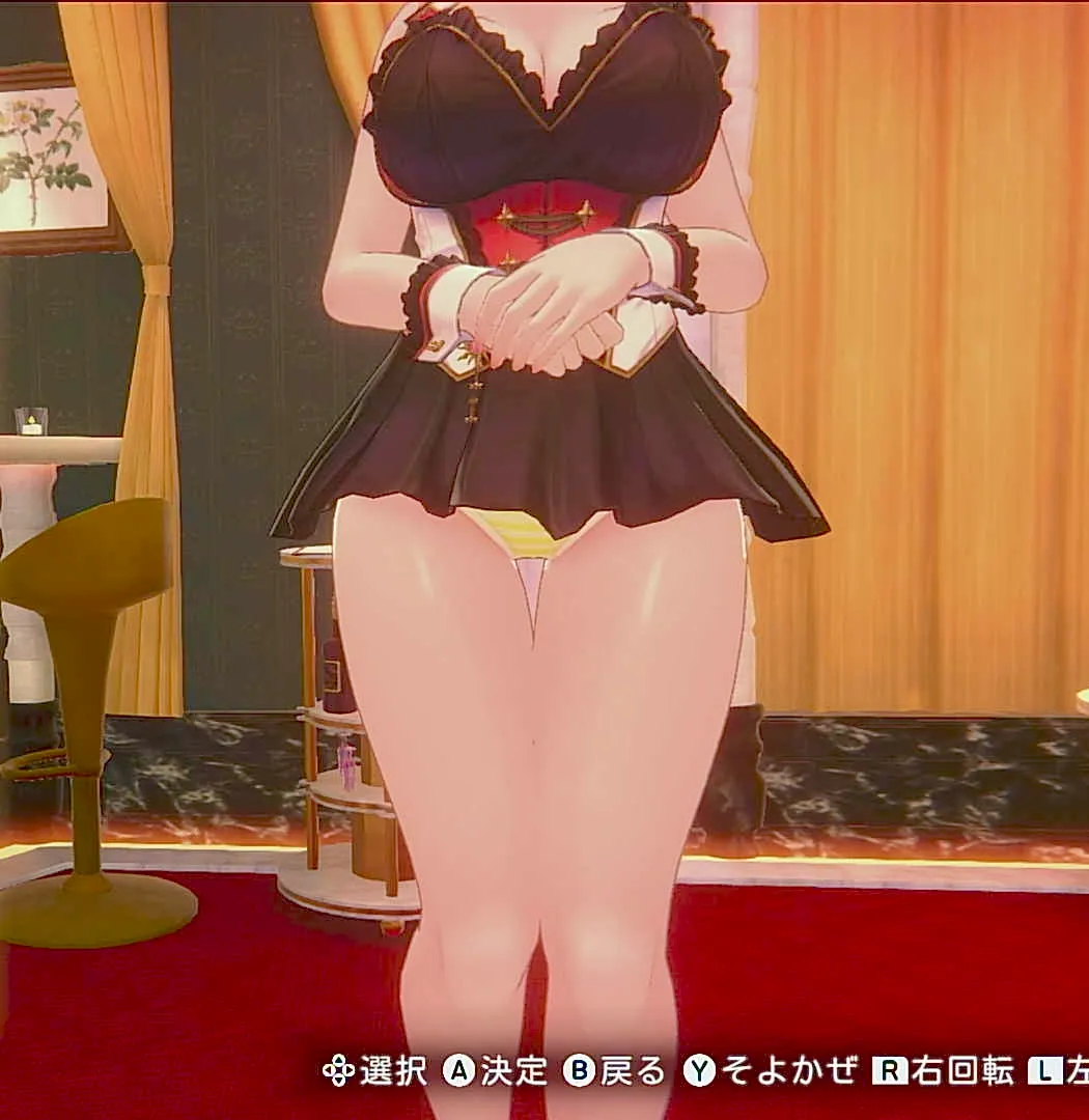 花奈の縞パン④