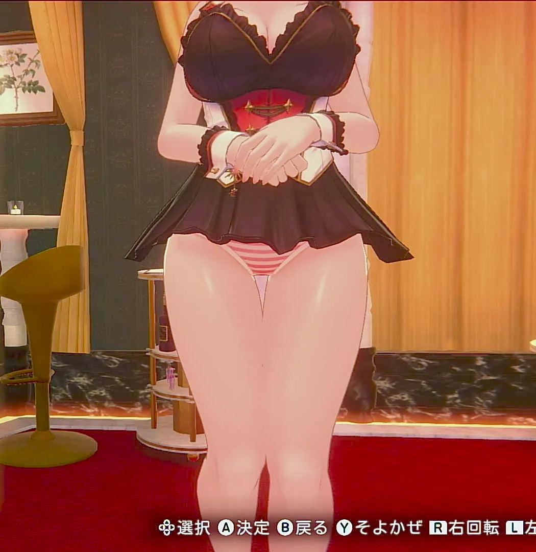 花奈の縞パン⑤