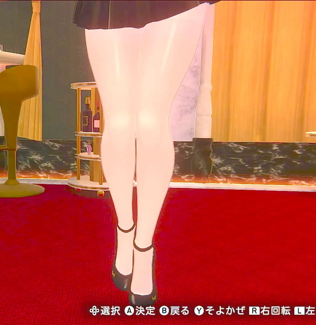 英梨紗の白パンスト