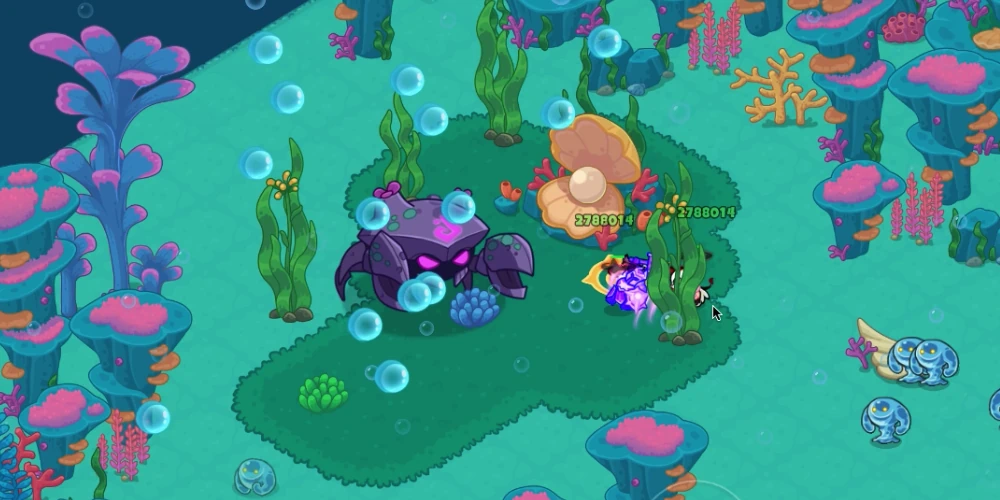 拡散泡攻撃_深海蟹王の攻略のコツ_ドンヒロ