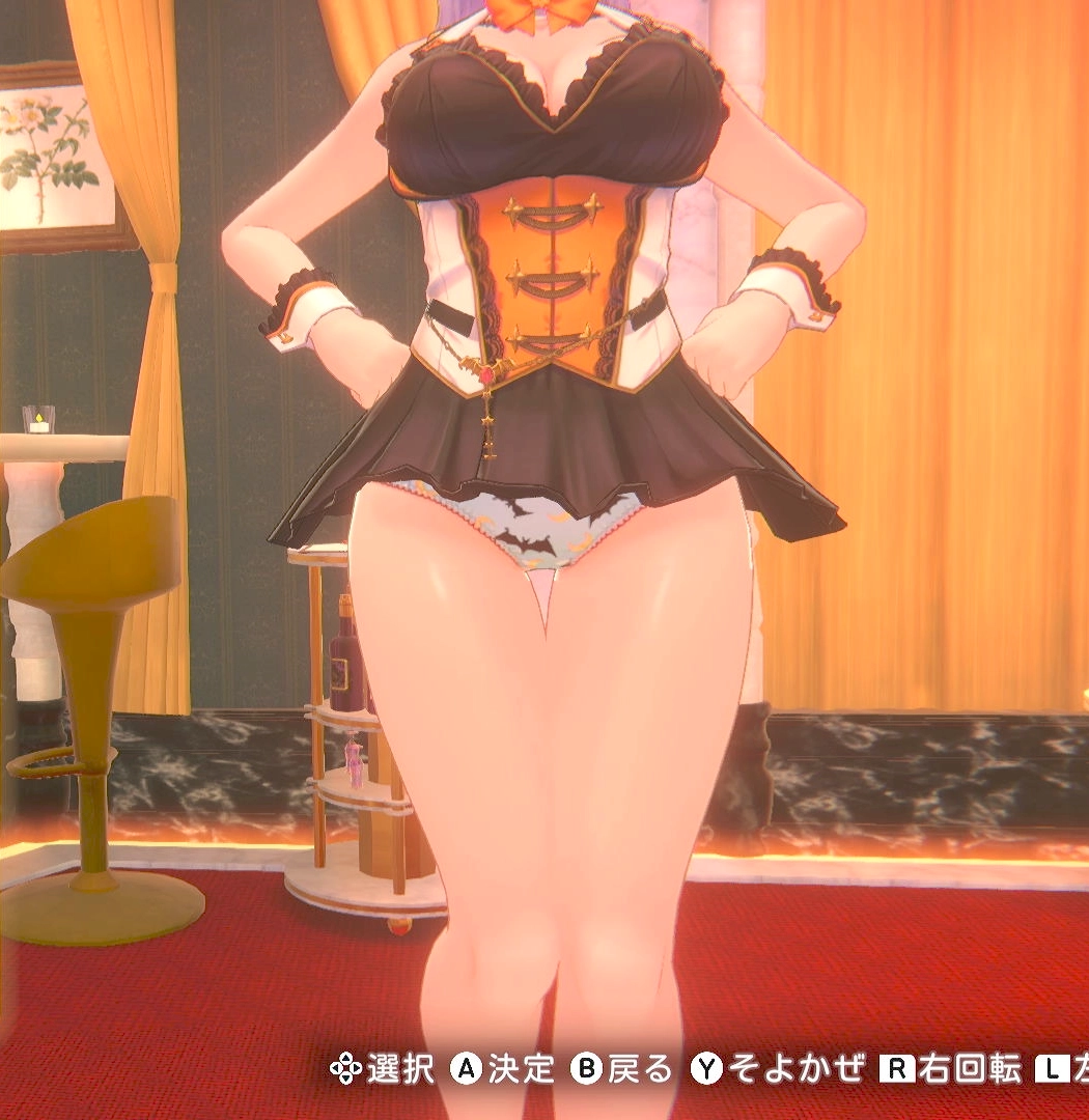 瑠那のコウモリ柄②