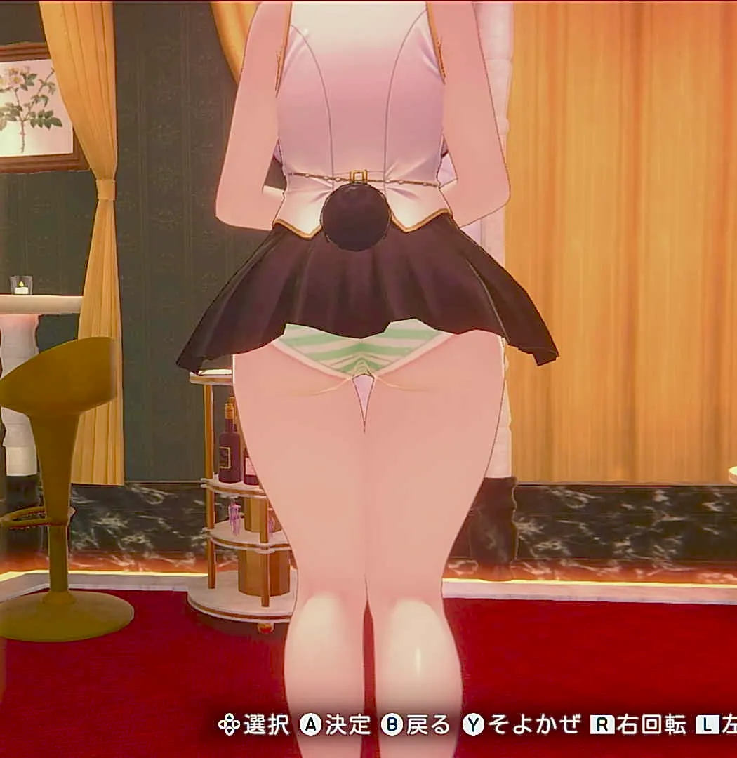 花奈の縞パン③