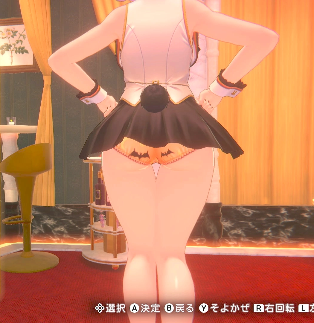 瑠那のコウモリ柄④