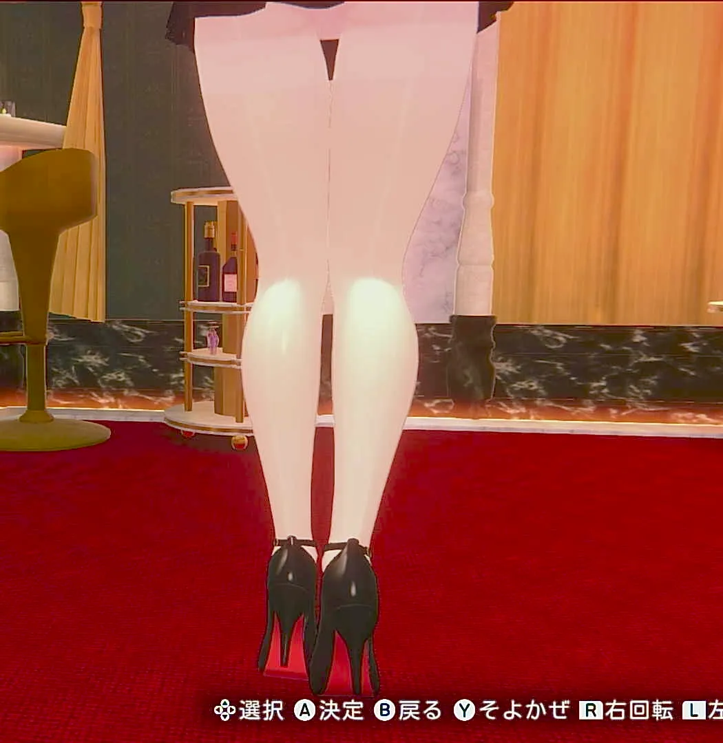 花奈の白パンスト