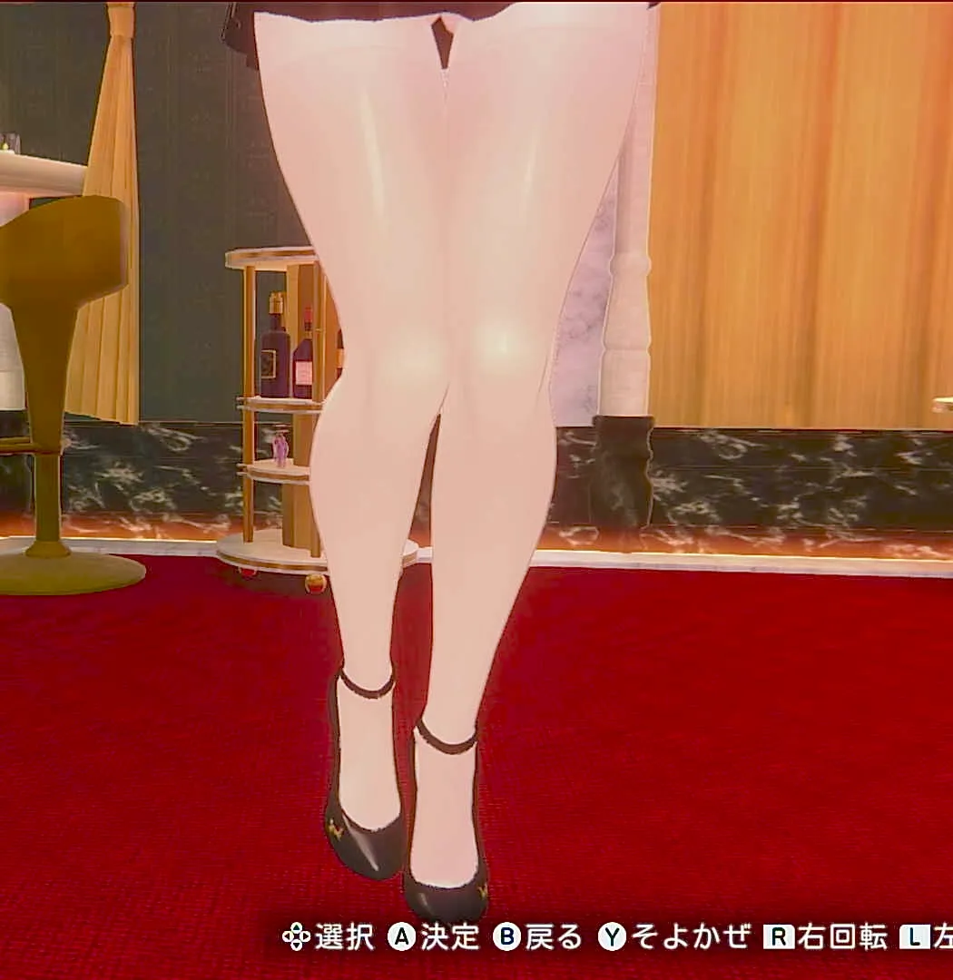 黒音の白パンスト