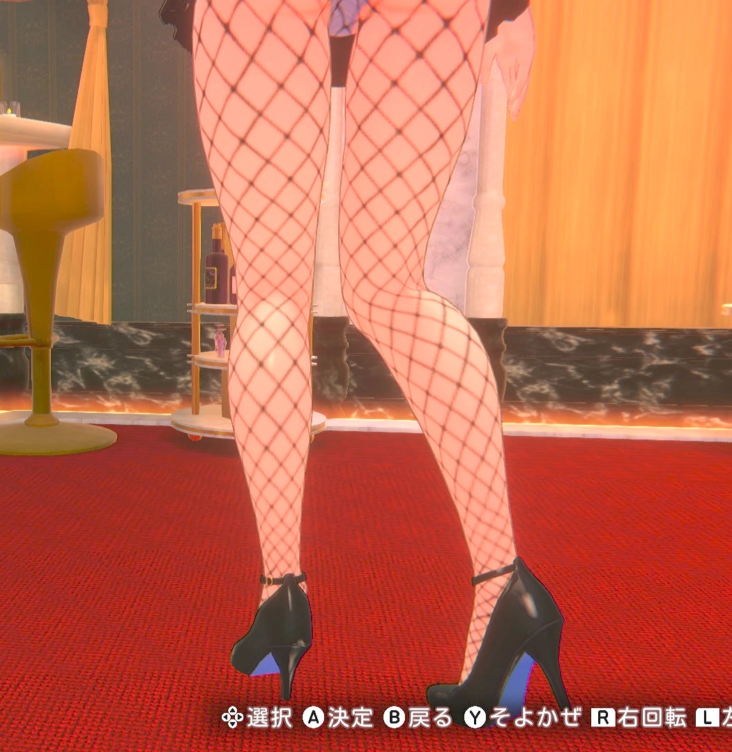 美羽香の網タイツ