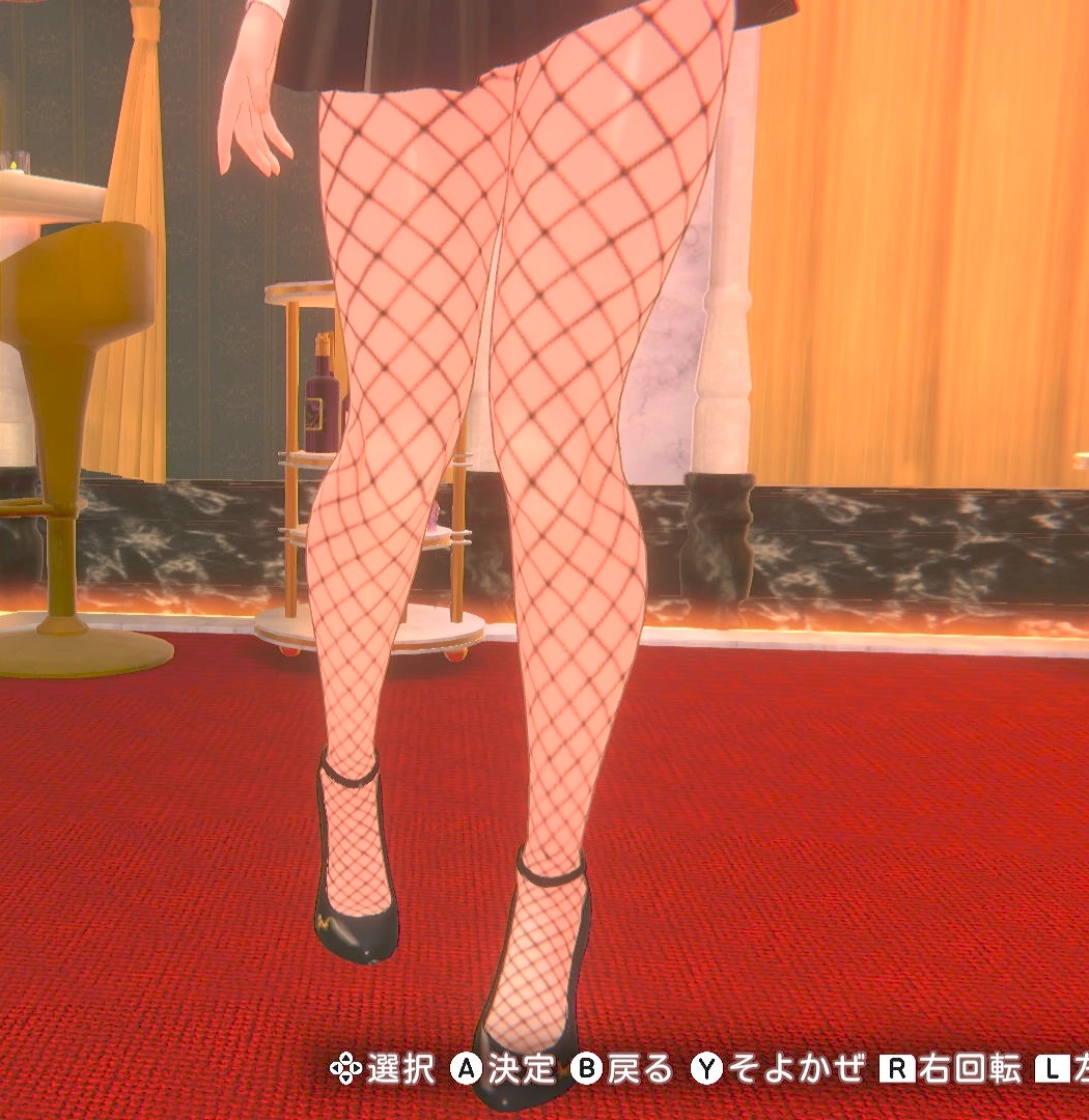 美羽香の網タイツ