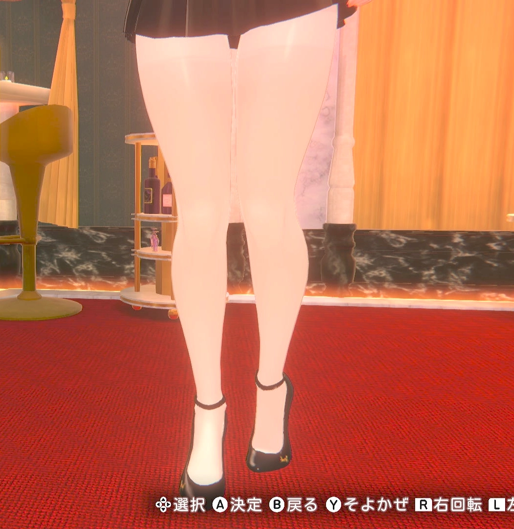 凜の白パンスト