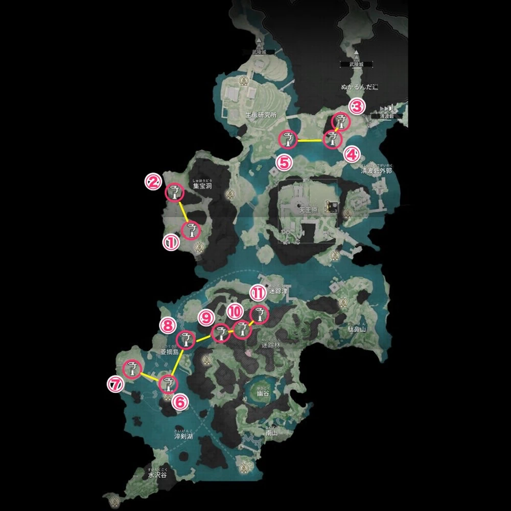 エンドフィールド_ジップライン_景玉谷おすすめ配置