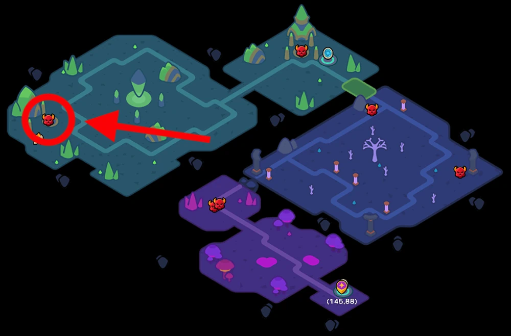 無尽の深淵「星夢の裂隙」で出現_魔晶石の巨像の攻略のコツ_ドンヒロ