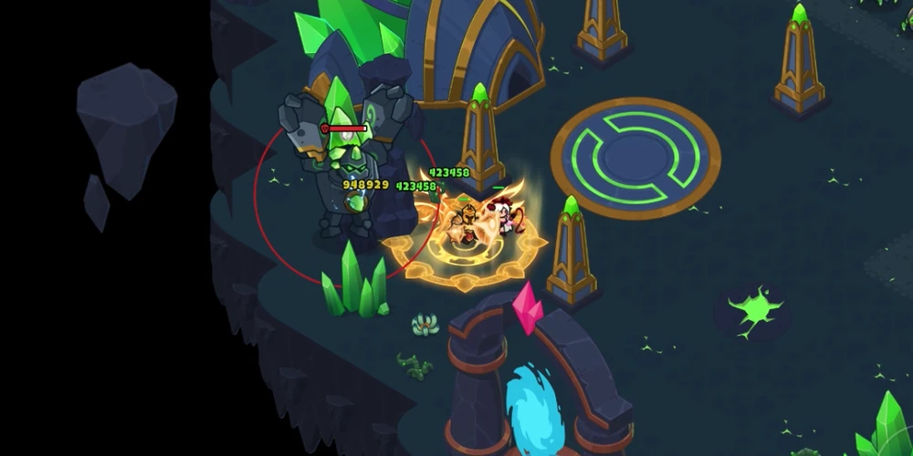 振り下ろし1_魔晶石の巨像の攻略のコツ_ドンヒロ