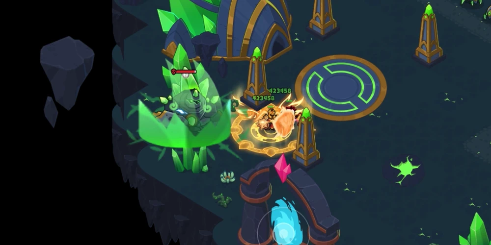 振り下ろし2_魔晶石の巨像の攻略のコツ_ドンヒロ