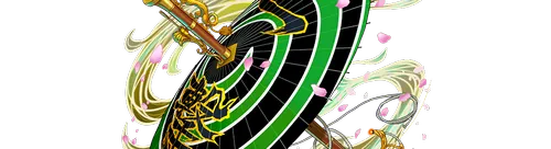 花鳥風月の和傘カットイン_パズドラ