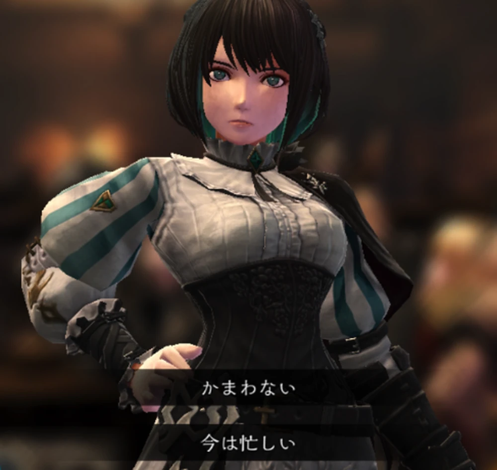 酒場で導入ストーリーが発生_アベニウスクエストの選択肢と攻略マップ_ダフネ