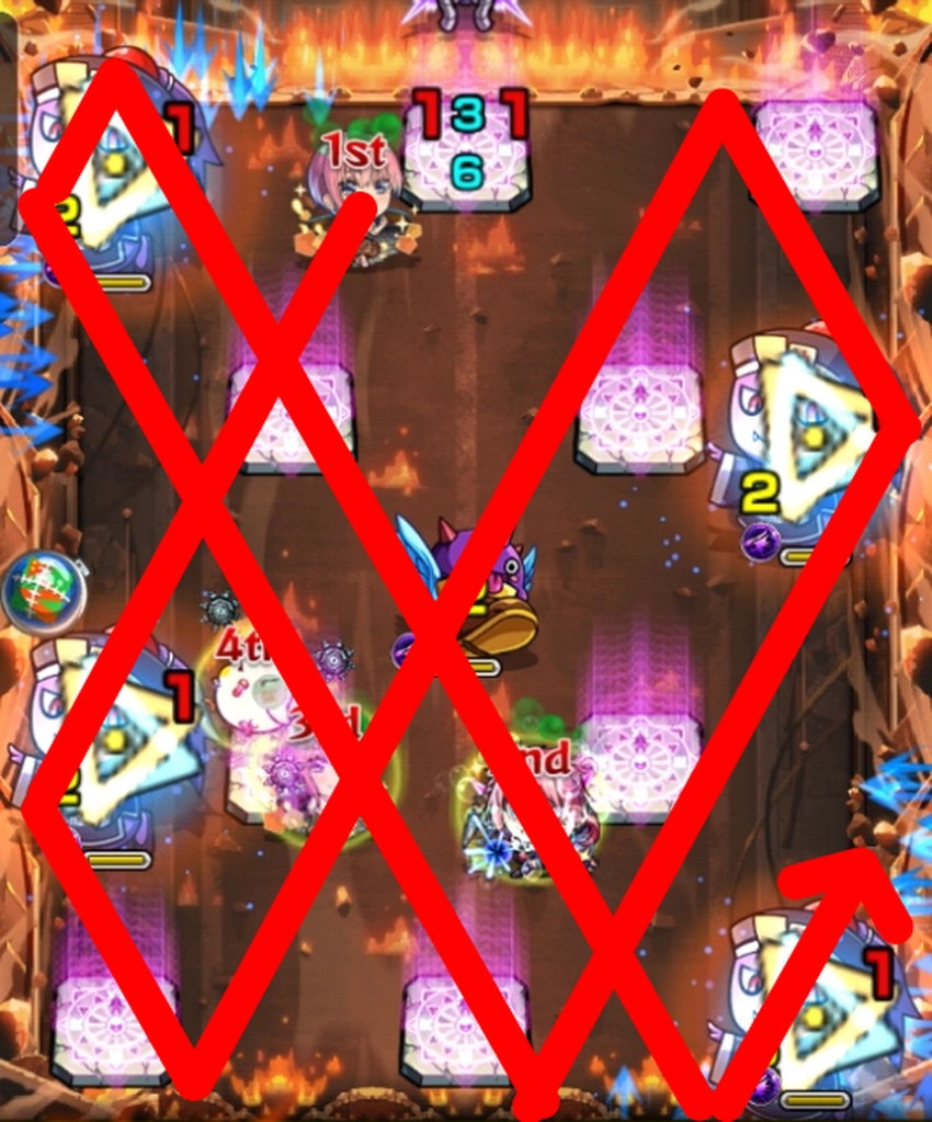 モンスト_レゼ_ゾンビルート例