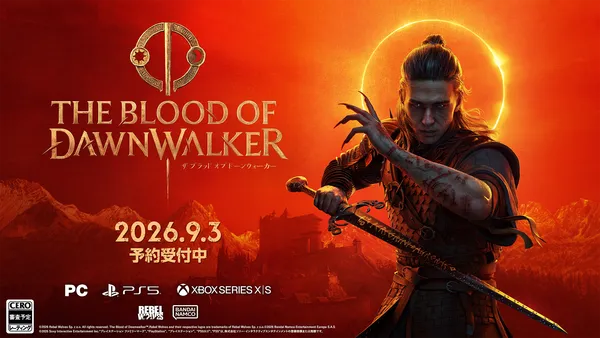 Rebel Wolvesが贈る新作ダークファンタジーRPG『The Blood of Dawnwalker』9月3日(木)発売決定！