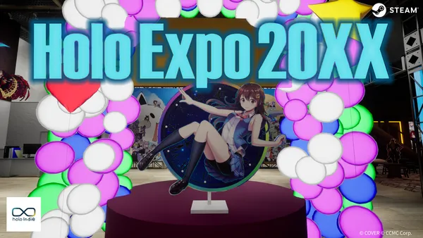 「holo Indie」より、無料シミュレーションゲーム『HoloExpo20XX』のSteamストア公開!