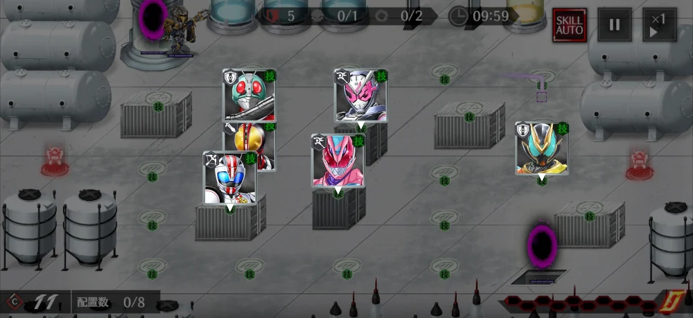 限定階層B26・龍騎・★3クリア編成例_ライD