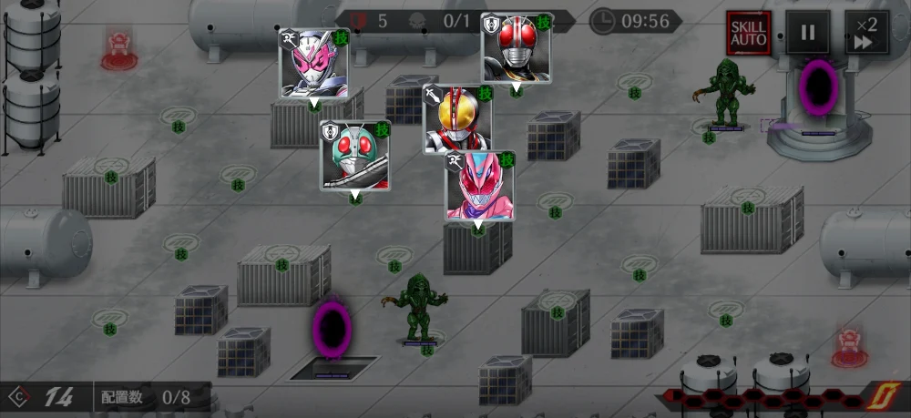 限定階層B29・龍騎・★3クリア編成例_ライD