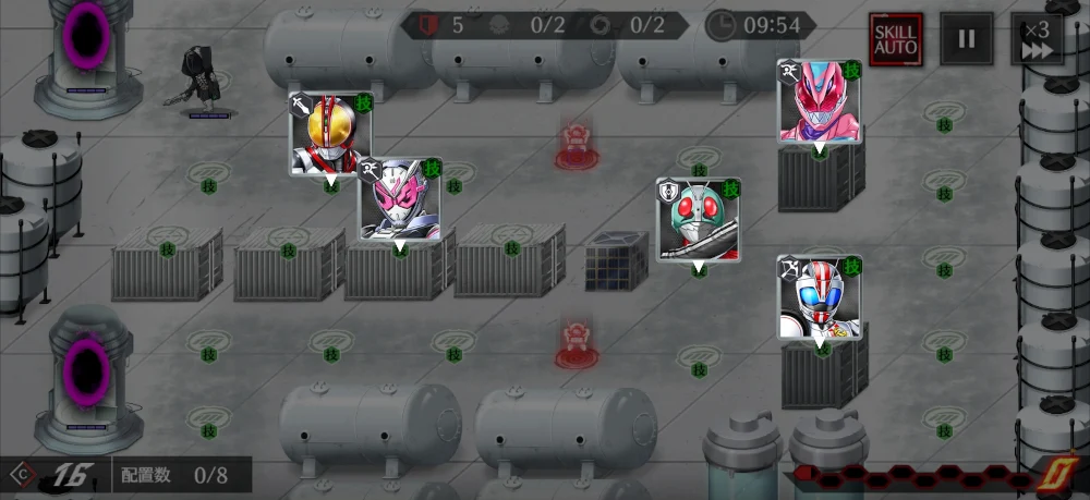 限定階層B27・龍騎・★3クリア編成例_ライD