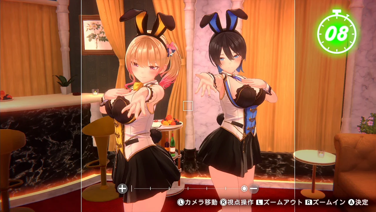 VIPルームでのASMRイベントや新キャストの画面