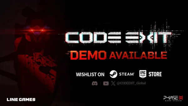 LINE Games、協力ホラーPC新作『CODE EXIT』デモ版初公開！