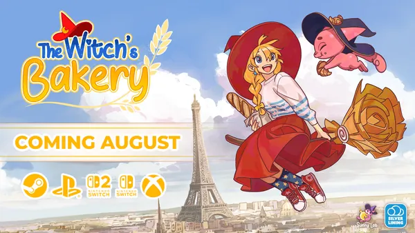 『The Witch’s Bakery』2026年8月に発売決定！ルンナと美しいパリの街で魔法のパン屋さんを開こう