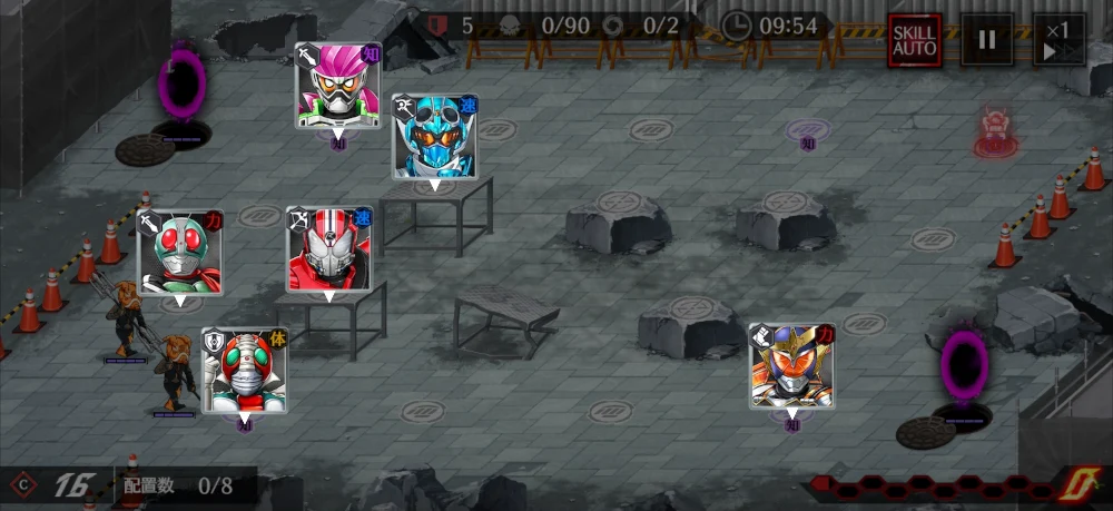 仮面ライダーG7・SEMIHARD1・編成例1_ライD