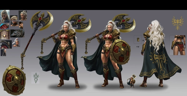 リネージュM_狂戦士女_神話級変身