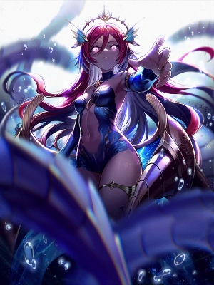 白猫_イルミナ_斧_覚醒絵