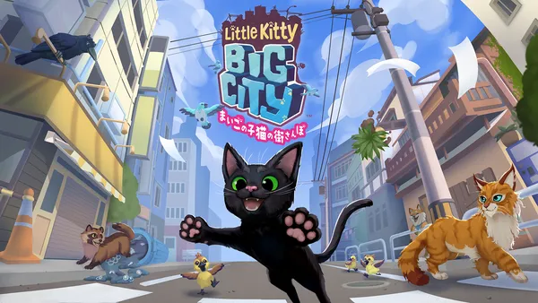 カジュアルアドベンチャーゲーム『リトルキティ・ビッグシティ~まいごの子猫の街さんぽ~』本日発売!