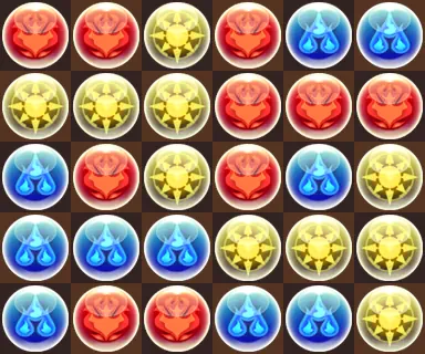 パズドラ_彦星カップ_字6盤面