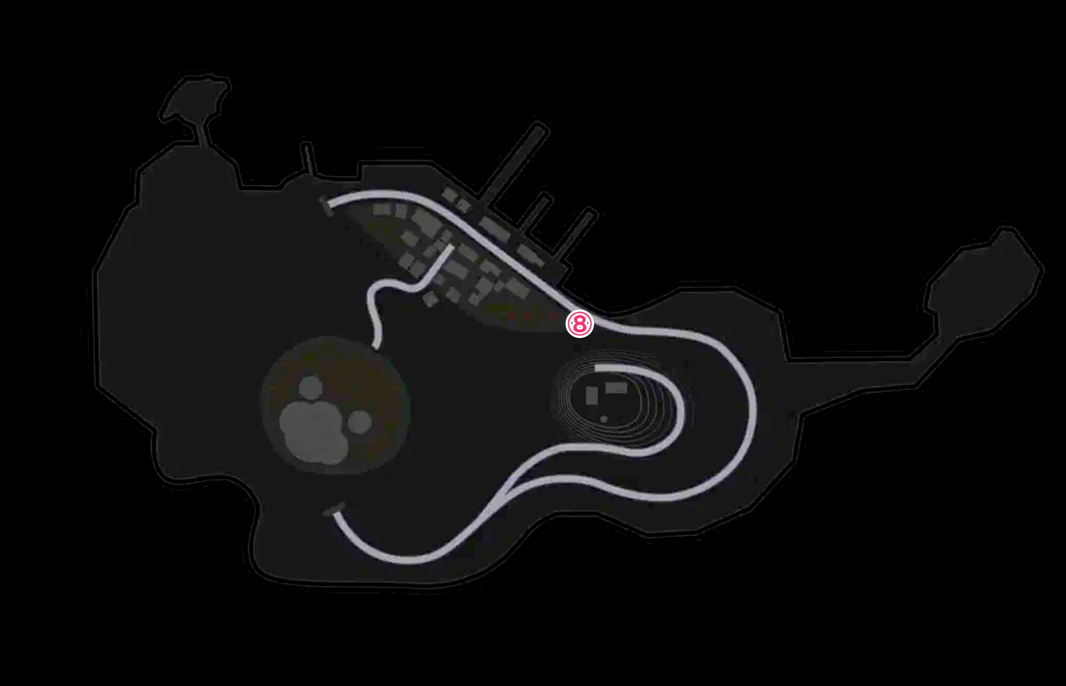 ヒナタ島のレクイエムの場所