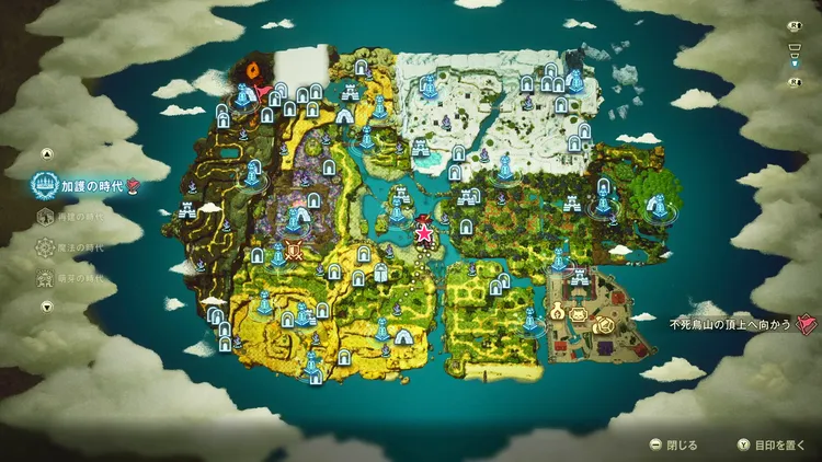 魔力の霊廟 キューイン_マップ