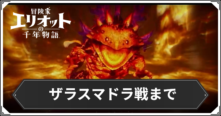 【エリオット】ザラスマドラ戦までの攻略チャート【冒険家エリオットの千年物語】