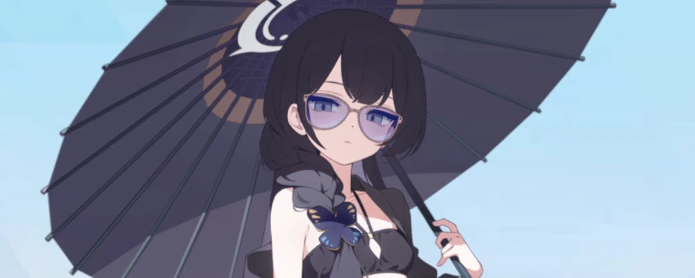 ブルアカ_水着キサキ
