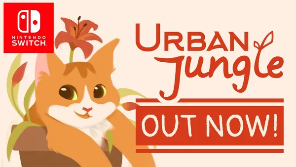 植物とインテリアで癒やしの空間を作る人気ガーデニングパズル『Urban Jungle』Nintendo Switch版が発売！