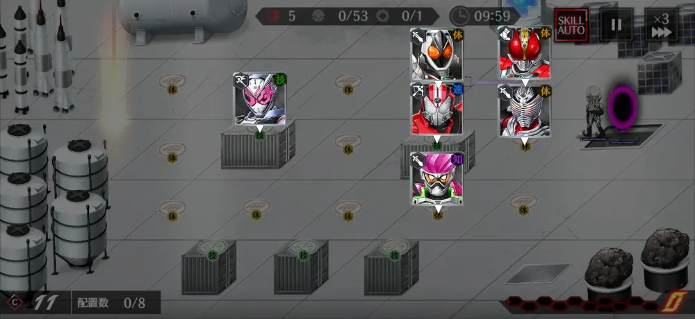 仮面ライダークローズ・1SEMIHARD・編成1_ライD
