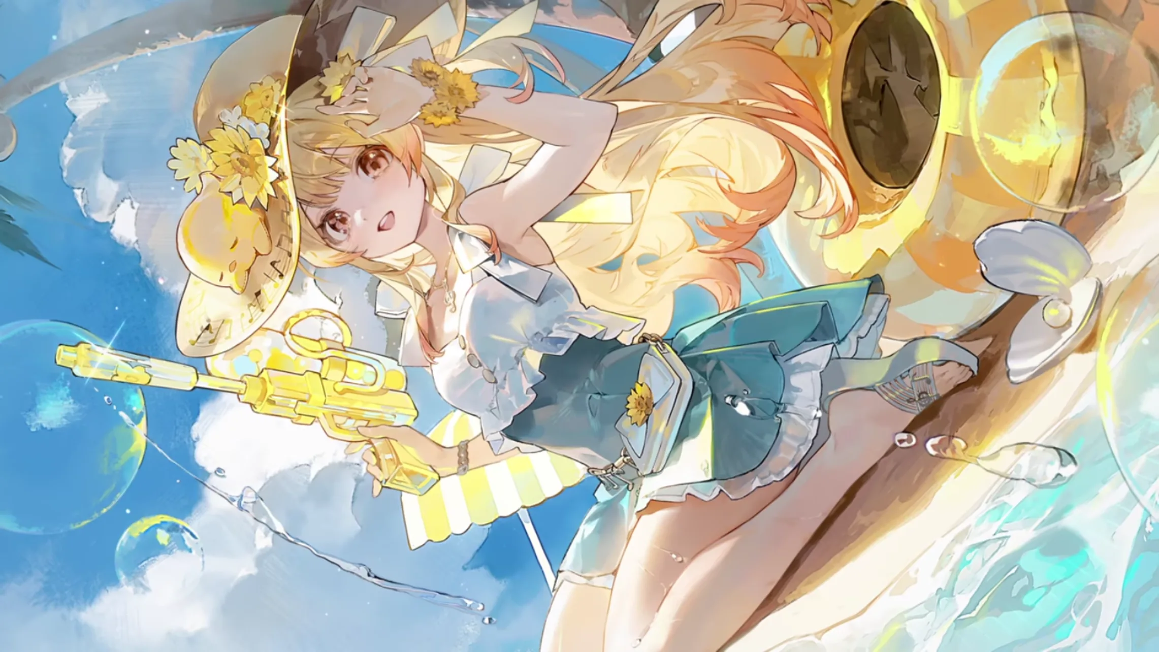 ホロドリ_潮風にのせる、笑顔のハーモニー 音乃瀬奏_イラスト